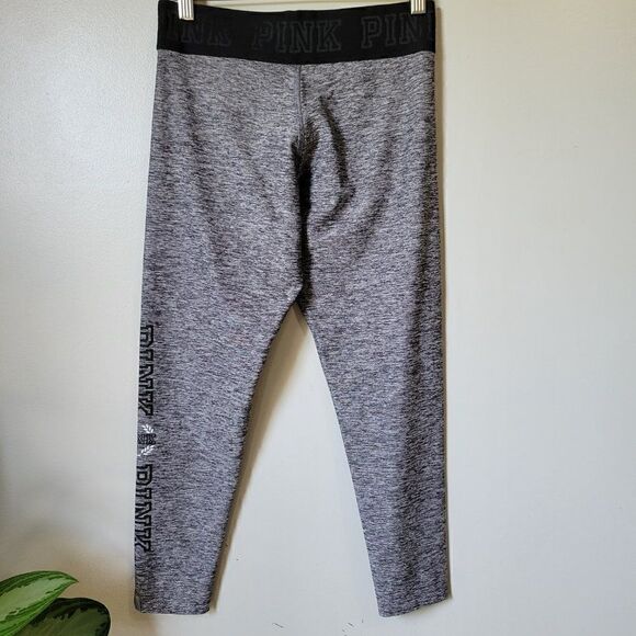 WORN ONCE PINK VICTORIAS SECRET ULTIMATE LEGGINGS SIZE M - Picture 1 of 13